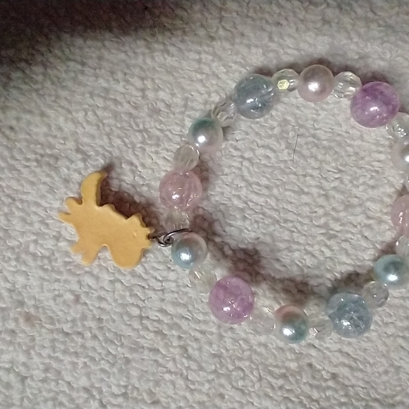 Pastel unicorn stretch bracelet - Picture 3 of 3